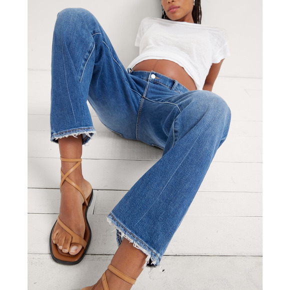 Hatch Women's Blue Jeans - Picture 1 of 5